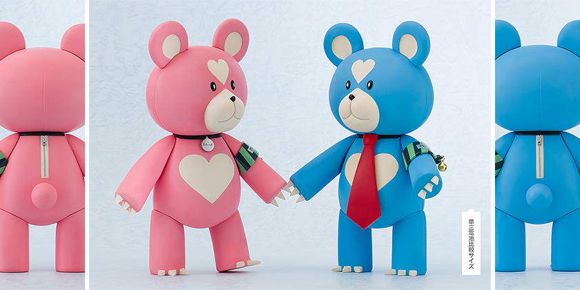 [予約開始]『蒼き鋼のアルペジオ -アルス・ノヴァ-』メンタルモデル全員がクマのぬいぐるみ「ヨタロウ」化したスピンオフ作品『霧くまs』より、「イオナ」「キリシマ」のソフトビニールフィギュアが登場！
