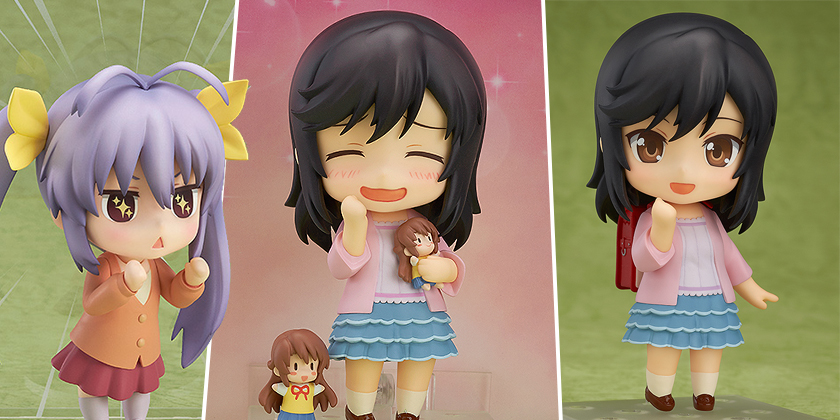 [予約開始]『のんのんびより』“ほたるん”こと「一条蛍」がねんどろいどになって登場！「こまぐるみ」も持ち上げ用と抱っこ用の2体つく豪華仕様！「ねんどろいど 宮内れんげも再販決定！