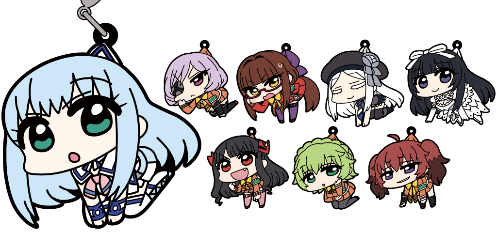 [予約開始]『劇場版 蒼き鋼のアルペジオ -アルス・ノヴァ- Cadenza』「劇場版イオナ」「ヒエイ」「ミョウコウ」「ナチ」「アシガラ」「ハグロ」「ムサシ」「ヤマト」のつままれキーホルダー＆ストラップが登場！
