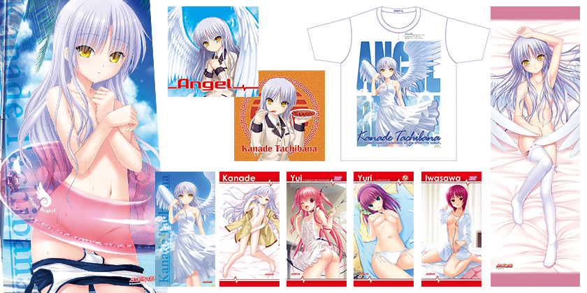 [予約開始]『Angel Beats!』美麗なイラストを使用した、タペストリー、クッションカバー、Tシャツ、バスタオル6種が登場！