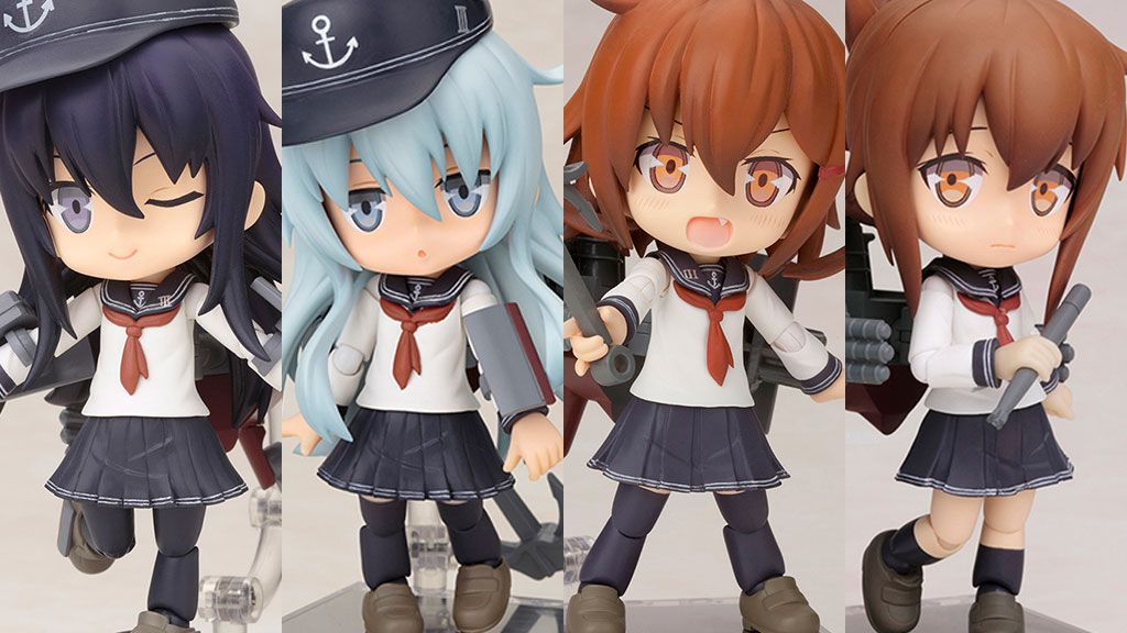 [予約開始]『艦隊これくしょん -艦これ-』うごいてたのしいポケットさいずのキュートなふぃぎゅあ「キューポッシュ」 第六駆逐隊「暁」「響」「雷」「電」が登場！