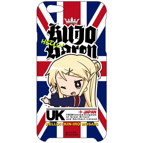 [予約開始]『ハロー！！きんいろモザイク』お気に入りのキャラクターでiPhoneを飾るデース！！ユニオンジャックとカレンがポップなデザインのアイテムデス。