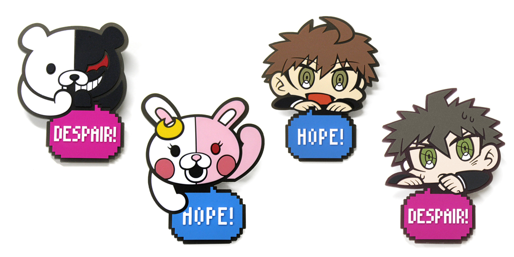 [予約開始]『ダンガンロンパ3 -The End of 希望ヶ峰学園-』「モノクマVer.2.0」「モノミ」「苗木誠」「日向創」ぴょこっと顔を出しているように見えるアクセサリー、ピョコッテが登場！
