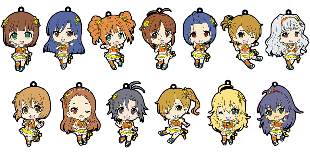 [予約開始]『アイドルマスター プラチナスターズ』より765プロのアイドル達が、オリジナルディフォルメデザインのラバーストラップで登場！