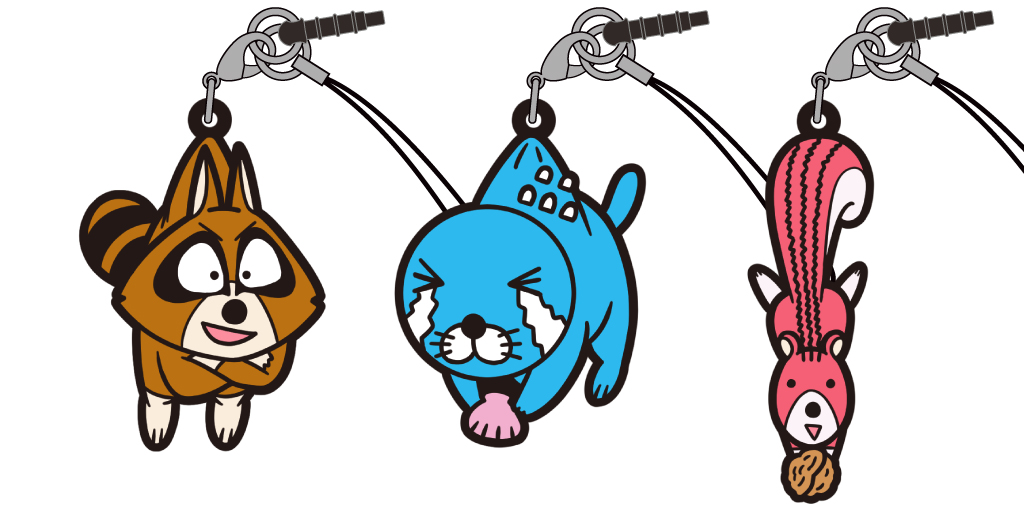 [予約開始]『ぼのぼの』ぼのぼの、シマリスくん、アライグマくんのつままれキーホルダー＆ストラップが登場！