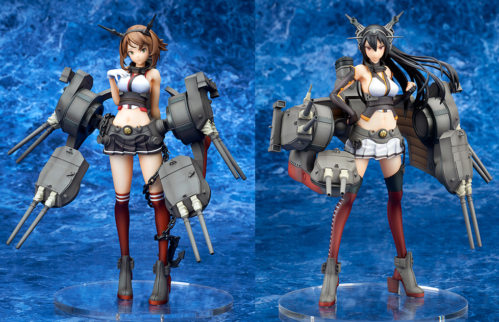 [予約開始]『艦隊これくしょん -艦これ-』戦艦「陸奥」「長門」のフィギュアが登場！[キューズＱ]