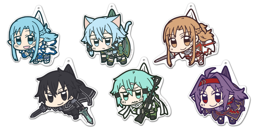 [予約開始]『劇場版 ソードアート・オンライン -オーディナル・スケール-』アクリルつままれキーホルダー＆ストラップ6種が登場！お気に入りのキャラをつまんじゃおう！[コスパ]