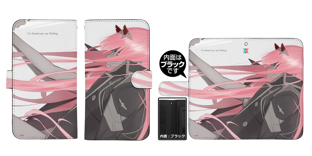 [予約開始]『ダーリン・イン・ザ・フランキス』「ゼロツー」の手帳型スマホケースが登場！高級感のある合皮製で美麗な高精細フルカラープリント！[コスパ]