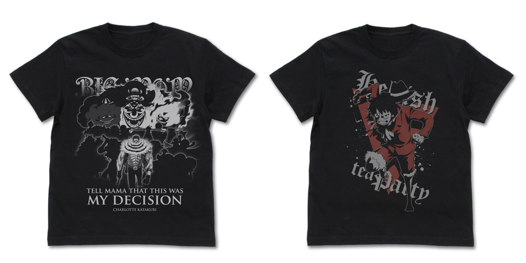 [予約開始]『ワンピース』スイート3将星の一人カタクリと、地獄のお茶会に挑むルフィのTシャツが登場！[コスパ]