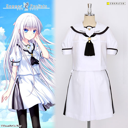[予約開始]『Summer Pockets』大人気恋愛アドベンチャーゲームKeyシリーズより「Summer Pockets」のヒロインたちが通う学校の制服が登場！[コスパティオ]