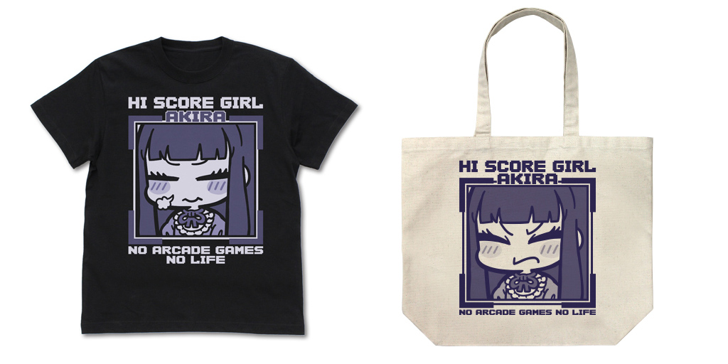 [予約開始]『ハイスコアガール』大野晶をプリントしたTシャツとラージトートが登場！[コスパ]
