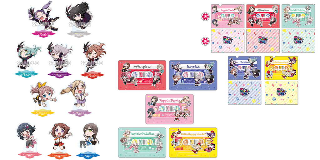 [予約開始]『BanG Dream! ガルパ☆ピコ』アクリルスタンド2種、ICカードステッカー5種、クリアファイル5種が登場！[ブシロード]