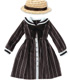 PNM112【1/6サイズドール用】こもれび森のお洋服屋さん♪「PNMカンカン帽子&思い出セーラーワンピ」set AZONE/Pureneemo Original Costume/PNM112【1/6サイズドール用】こもれび森のお洋服屋さん♪「PNMカンカン帽子&思い出セーラーワンピ」set