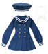 FAR170【48/50cmドール用】50ギムナジウムセーラーワンピセット AZONE/50 Collection/FAR170【48/50cmドール用】50ギムナジウムセーラーワンピセット