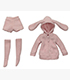 POC346【1/6サイズドール用】PNSぴょんぴょんルームウェアセット AZONE/Pureneemo Original Costume/POC346【1/6サイズドール用】PNSぴょんぴょんルームウェアセット