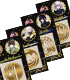 刀剣乱舞-ONLINE- 蒔絵シール 「石切丸」「鳴狐」「鯰尾藤四郎」「骨喰藤四郎」/4種セット 刀剣乱舞/刀剣乱舞/刀剣乱舞-ONLINE- 蒔絵シール 「石切丸」「鳴狐」「鯰尾藤四郎」「骨喰藤四郎」/4種セット