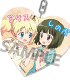 ハロー!!きんいろモザイク ハートアクリルキーホルダー 忍&アリス きんいろモザイク/ハロー!!きんいろモザイク/ハロー!!きんいろモザイク ハートアクリルキーホルダー 忍&アリス