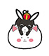 ご注文はうさぎですか??【きゃらいど】あんこ on ティッピー ラバーストラップver.2 ご注文はうさぎですか?/ご注文はうさぎですか??/ご注文はうさぎですか??【きゃらいど】あんこ on ティッピー ラバーストラップver.2