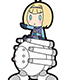 ヘヴィーオブジェクト 【きゃらいど】 お姫様 on ベイビーマグナムラバーストラップ ヘヴィーオブジェクト/ヘヴィーオブジェクト/ヘヴィーオブジェクト 【きゃらいど】 お姫様 on ベイビーマグナムラバーストラップ