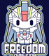 ガンダム/ガンダムSEED占い/フリーダムグラフィックTシャツ