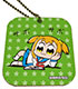 レザーミラーチャーム「ポプテピピック」03/スタンプデザイン03 ポプテピピック/ポプテピピック/レザーミラーチャーム「ポプテピピック」03/スタンプデザイン03
