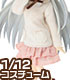 PIC129【1/12サイズドール用】1/12 ティペット&ニットシフォンワンピセット AZONE/ピコニーモコスチューム/PIC129【1/12サイズドール用】1/12 ティペット&ニットシフォンワンピセット