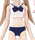FAR215【48/50cmドール用】50セーラー水着セット AZONE/50 Collection/FAR215【48/50cmドール用】50セーラー水着セット