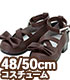 FAR250【48/50cmドール用】50 リボンクロスストラップシューズ AZONE/50 Collection/FAR250【48/50cmドール用】50 リボンクロスストラップシューズ