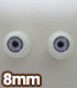 EY08-G グラスティックアイ 8mm オビツ製作所/Obitsu Body/EY08-G グラスティックアイ 8mm