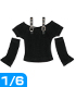 PNM034【1/6サイズドール用】PNMパンクベルトTシャツ&アームウォーマーset AZONE/Pureneemo Original Costume/PNM034【1/6サイズドール用】PNMパンクベルトTシャツ&アームウォーマーset