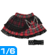 AZONE/Pureneemo Original Costume/PNM035【1/6サイズドール用】PNMパンクプリーツスカート＆ガーターセット