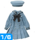 ALB128【1/6サイズドール用】PNXSギムナジウムセーラーワンピセット AZONE/Pureneemo Original Costume/ALB128【1/6サイズドール用】PNXSギムナジウムセーラーワンピセット