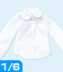 PNM074【1/6サイズドール用】PNM 丸襟ピンタックブラウス AZONE/Pureneemo Original Costume/PNM074【1/6サイズドール用】PNM 丸襟ピンタックブラウス