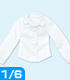 PNM072【1/6サイズドール用】PNM 開襟長袖シャツ AZONE/Pureneemo Original Costume/PNM072【1/6サイズドール用】PNM 開襟長袖シャツ