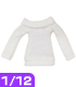 PIC024【1/12サイズドール用】ふわふわニットミニワンピ AZONE/ピコニーモコスチューム/PIC024【1/12サイズドール用】ふわふわニットミニワンピ