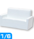 AFN025【1/6サイズドール用】ソフビソファ(二人掛) AZONE/Material Parts/AFN025【1/6サイズドール用】ソフビソファ(二人掛)