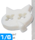 AMP119【1/6サイズドール用】SnottyCatハナタレネコちゃんボタン AZONE/Material Parts/AMP119【1/6サイズドール用】SnottyCatハナタレネコちゃんボタン