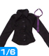 POC274【1/6サイズドール用】WickedStyleタイ付ロックシャツ AZONE/Pureneemo Original Costume/POC274【1/6サイズドール用】WickedStyleタイ付ロックシャツ