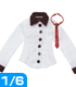 POC274【1/6サイズドール用】WickedStyleタイ付ロックシャツ AZONE/Pureneemo Original Costume/POC274【1/6サイズドール用】WickedStyleタイ付ロックシャツ