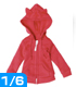 PNM099【1/6サイズドール用】PNM ねこみみパーカーワンピ AZONE/Pureneemo Original Costume/PNM099【1/6サイズドール用】PNM ねこみみパーカーワンピ