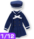 PIC047【1/12サイズドール用】1/12ギムナジウムセーラーset AZONE/ピコニーモコスチューム/PIC047【1/12サイズドール用】1/12ギムナジウムセーラーset