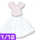 PIC046【1/12サイズドール用】1/12お嬢様の休日set AZONE/ピコニーモコスチューム/PIC046【1/12サイズドール用】1/12お嬢様の休日set