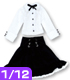 PIC045【1/12サイズドール用】1/12魔法使いの優雅な一日set AZONE/ピコニーモコスチューム/PIC045【1/12サイズドール用】1/12魔法使いの優雅な一日set