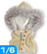 POC293【1/6サイズドール用】Snotty cat もこもこフードベスト AZONE/Pureneemo Original Costume/POC293【1/6サイズドール用】Snotty cat もこもこフードベスト