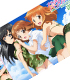 ガールズ＆パンツァー/ガールズ＆パンツァー/ボディウォッシュタオル「あらいっ娘」ガールズ＆パンツァー はな・みほ・さおり