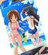 ガールズ＆パンツァー/ガールズ＆パンツァー/ボディウォッシュタオル「あらいっ娘」ガールズ＆パンツァー みほ・まこ