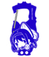 ★Loppi限定★暁美ほむらアクリルカラビナ つままれVer..